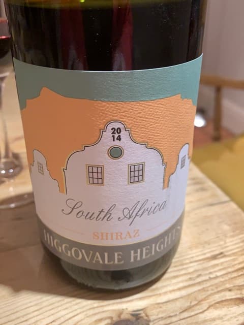 Higgovale Heights Shiraz