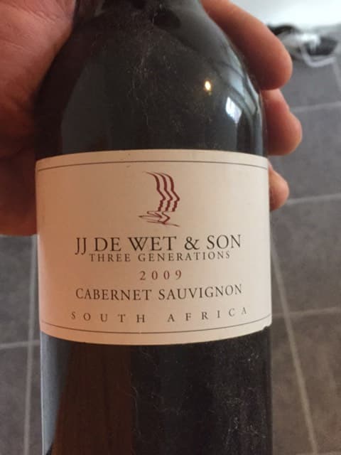 JJ de Wet & Son Three Generations Cabernet Sauvignon
