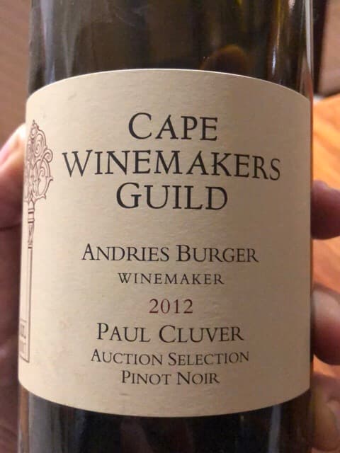 Cape Winemakers Guild Auction Selection Pinot Noir