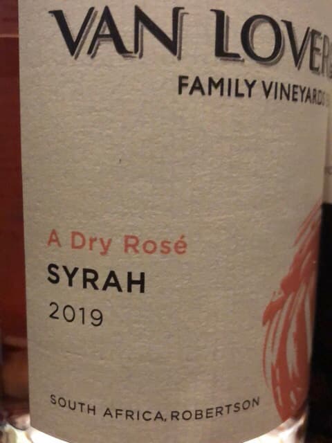 A Dry Rosé Syrah