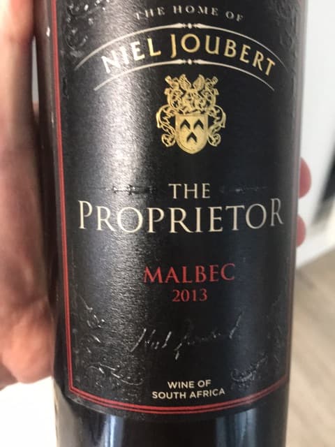 The Proprietor Malbec