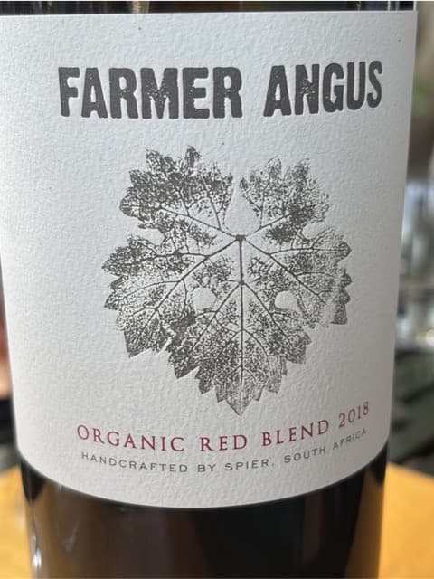 Farmer Angus Organic Red Blend