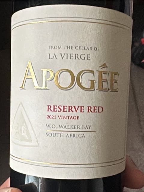 Apogée Reserve Red