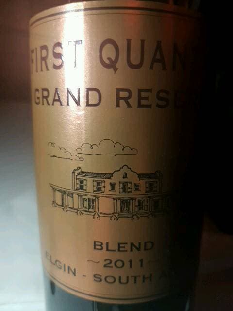 First Quantum Grand Reserve Blend