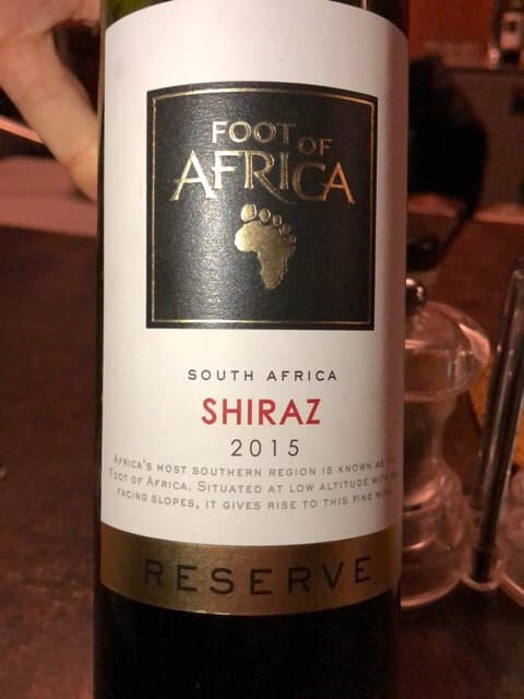 Foot of Africa Reserve Shiraz