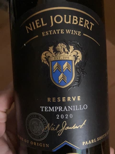 Reserve Tempranillo