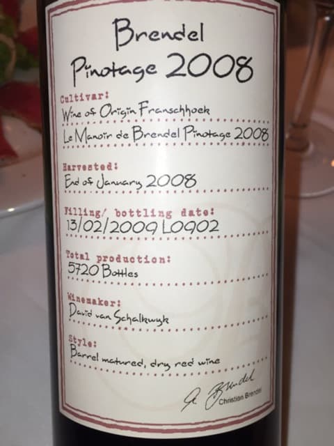 Le Manoir De Pinotage