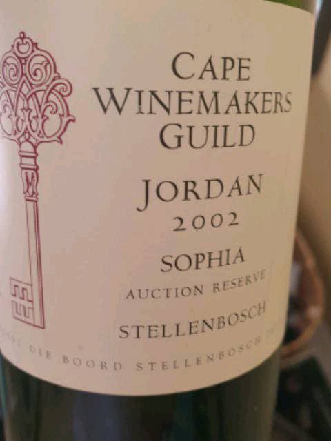 Cape Winemakers Guild Auction Reserve Sophia