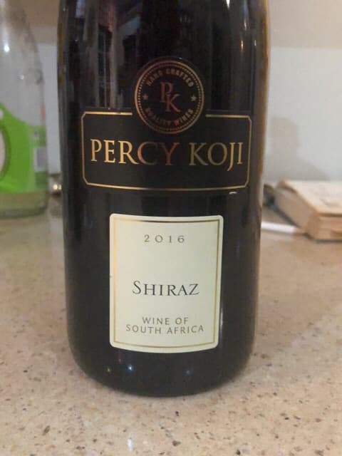 Percy Koji Shiraz