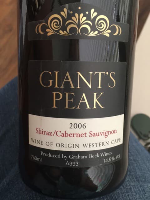 Giant's Peak Shiraz - Cabernet Sauvignon