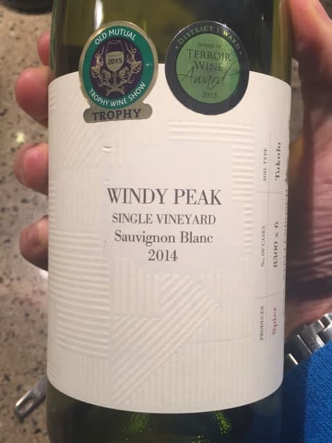Windy Peak Single Vineyard Sauvignon Blanc