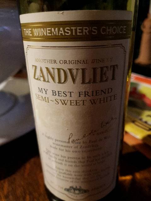 The Winemaster's Choice My Best Friend Semi Sweet White
