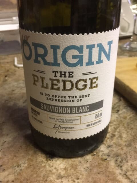 Our Origin The Pledge Sauvignon Blanc