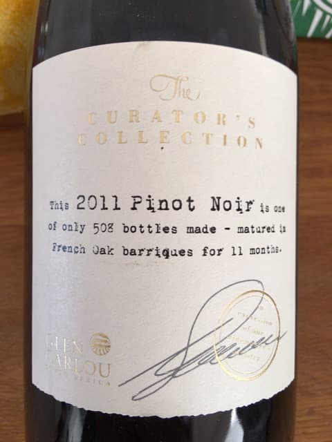 The Curator's Collection Pinot Noir