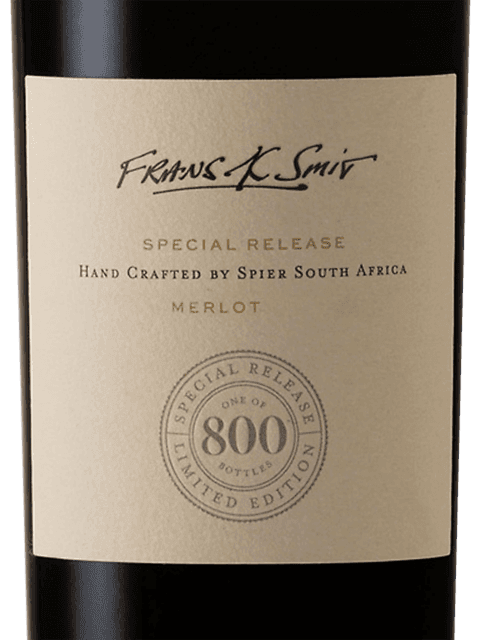 Frans K Smit Special Release Merlot
