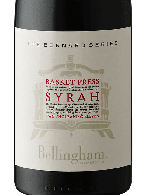 The Bernard Series Basket Press Syrah