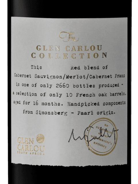 The Glen Carlou Collection Red Blend
