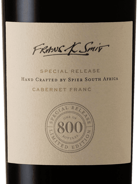 Frans K Smit Special Release Cabernet Franc