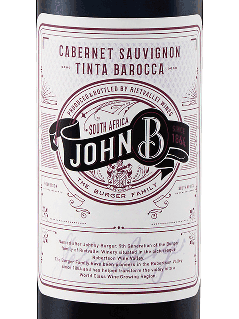 John B Cabernet Sauvignon - Tinta Barocca
