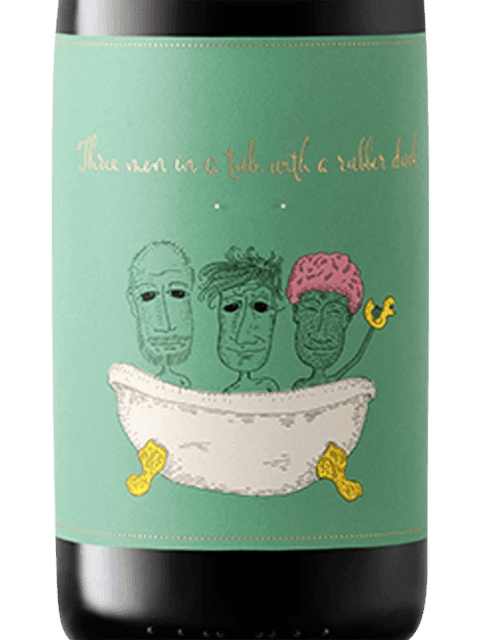 Three Men in a Tub with a Rubber Duck