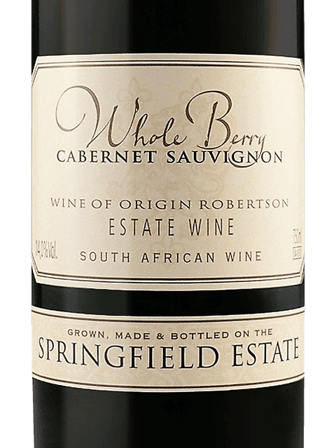 Whole Berry Cabernet Sauvignon