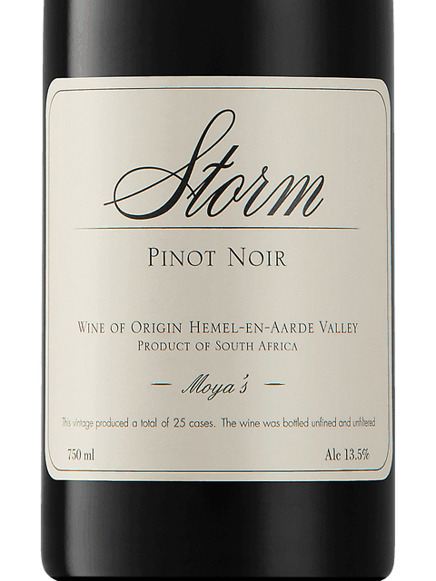 Moya's Pinot Noir