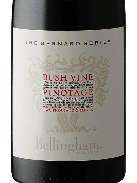 The Bernard Series Bush Vine Pinotage